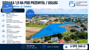 Działka 19 048,00 m², Lublin, Sprzedaż