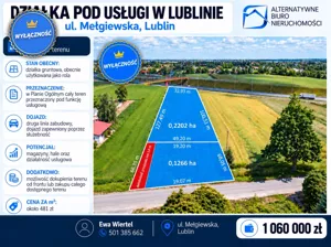 Działka 2 202,00 m², Lublin, mełgiewska, Sprzedaż