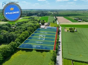 Działka 1 581,00 m², Piaski, Sprzedaż