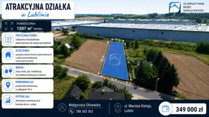 Działka 1 207,00 m², Lublin, Rataja, Sprzedaż