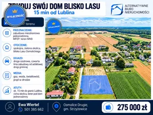 Działka 1 982,00 m², Strzyżewice, Sprzedaż