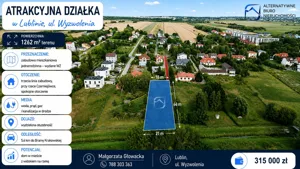 Działka 1 262,00 m², Lublin, Wyzwolenia, Sprzedaż
