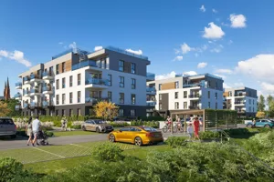 Mieszkanie trzypokojowe 60,62 m², Sosnowiec, Zagórze, ul. Dworska 40 (róg Dworskiej i Popiełuszki), Sprzedaż