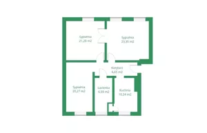 Mieszkanie trzypokojowe 84,44 m², Gdynia, Śródmieście, Władysława Iv, Sprzedaż