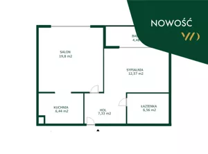 Biuro 53,50 m², Pruszków, Lipowa, Sprzedaż