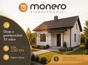 Dom bliźniak 55,00 m², Maków Nowy, Sprzedaż