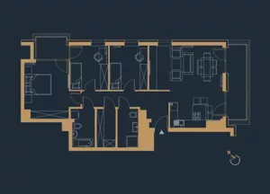 Mieszkanie czteropokojowe 92,87 m², Ełk, Jeziorna, Sprzedaż