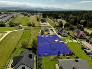 Działka 684,00 m², Nowy Targ, Partyzantów, Sprzedaż