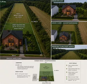 Działka 17 000,00 m², Niwa, działka, Sprzedaż