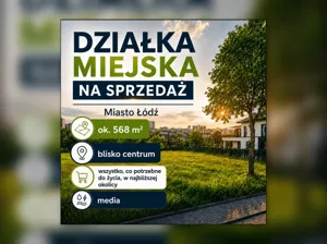 Działka 568,00 m², Łódź, Bałuty, Helska, Sprzedaż