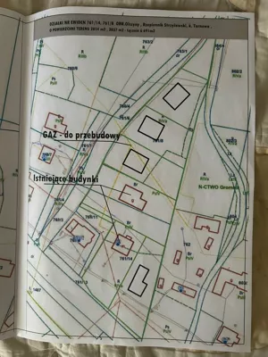 Działka 3 837,00 m², Olszyny, Sprzedaż