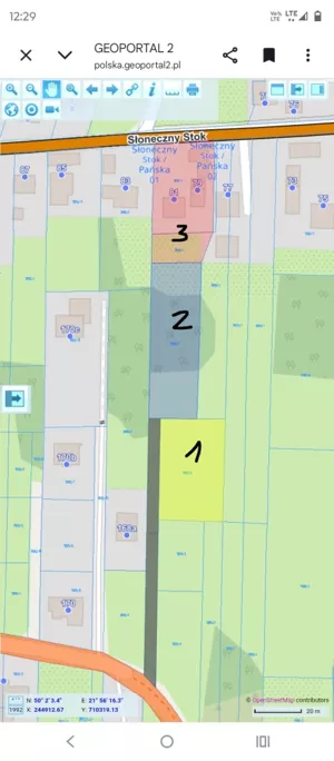 Działka 1 241,00 m², Rzeszów, Przybyszówka, Potokowa, Sprzedaż