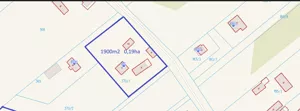 Działka 1 900,00 m², Zakrzewo Kościelne, Sprzedaż