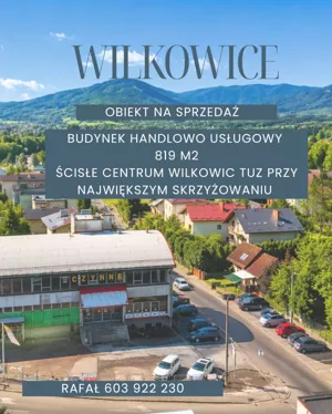 Lokal użytkowy 819,00 m², Wilkowice, Wyzwolenia, Sprzedaż