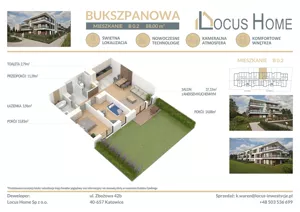 Mieszkanie trzypokojowe 88,00 m², Katowice, Piotrowice-Ochojec, Bukszpanowa, Sprzedaż
