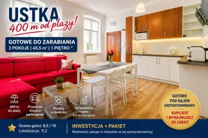 Mieszkanie trzypokojowe 46,00 m², Ustka, Słowiańska, Sprzedaż