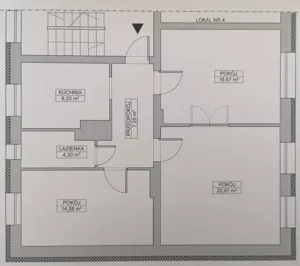 Mieszkanie trzypokojowe 72,00 m², Kętrzyn, Targowa, Sprzedaż