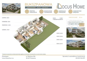 Mieszkanie pięciopokojowe 123,00 m², Katowice, Piotrowice-Ochojec, Bukszpanowa, Sprzedaż