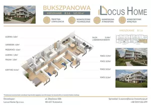 Mieszkanie pięciopokojowe 126,00 m², Katowice, Piotrowice-Ochojec, Bukszpanowa, Sprzedaż