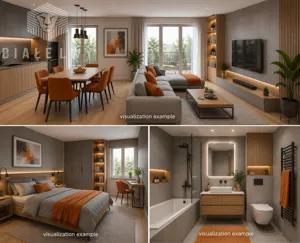 Mieszkanie czteropokojowe 107,51 m², Warszawa, Wola, Gumińska, Sprzedaż