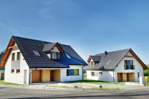 Zielone Ptakowice, nowe domy, Ekopol Górnośląski Holding Spółka Akcyjna, Ptakowice ul. Reptowskiej 34, Repty Śląskie, Tarnowskie Góry