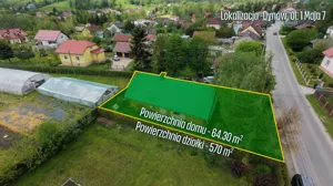 Dom wolnostojący 64,30 m², Dynów, 1 Maja, Sprzedaż