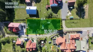 Działka 1 030,00 m², Malawa, Sprzedaż