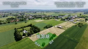 Działka 1 839,00 m², Rzeszów, Senatorska, Sprzedaż