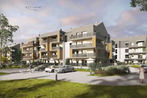Zielone Horyzonty II, nowe mieszkania, Grupa Marrow, ul. Kręta 91-105, Podgórz, Toruń