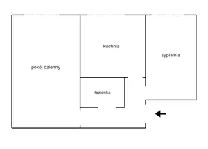 Mieszkanie dwupokojowe 46,00 m², Warszawa, Bertolta Brechta, Sprzedaż