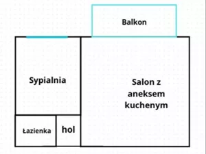 Mieszkanie dwupokojowe 42,00 m², Warszawa, Puławska, Sprzedaż