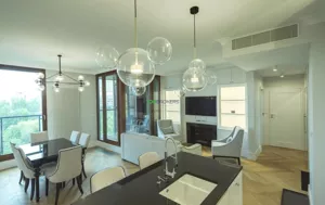Mieszkanie dwupokojowe 56,54 m², Warszawa, Kolejowa, Wynajem