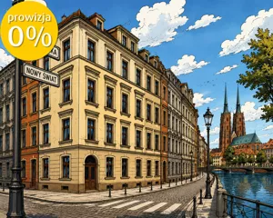 Mieszkanie trzypokojowe 47,86 m², Wrocław, Stare Miasto, Odrzańska, Sprzedaż