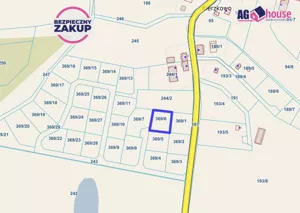 Działka 1 357,00 m², Kierzkowo, Sprzedaż