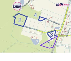 Działka 14 064,00 m², Nowy Dwór Wejherowski, Letniskowa, Sprzedaż