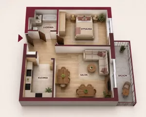 Mieszkanie dwupokojowe 37,00 m², Gdańsk, Aleja Rzeczypospolitej, Sprzedaż