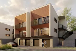 Na Zielonki, nowe mieszkania, Lniana Property, ul. Na Zielonki 20, Prądnik Biały, Kraków
