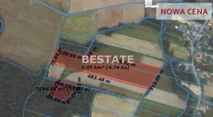 Działka 54 300,00 m², Oborniki Śląskie, Sprzedaż