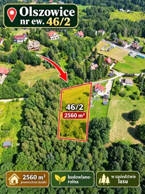 Działka 2 566,00 m², Świątniki Górne, Sprzedaż