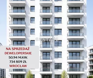 Mieszkanie jednopokojowe 50,94 m², Wrocław, Fabryczna, Sprzedaż