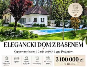 Dom wolnostojący 236,00 m², Prażmów, Sprzedaż