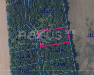 Działka 3 217,96 m², Ostrowina, Sprzedaż