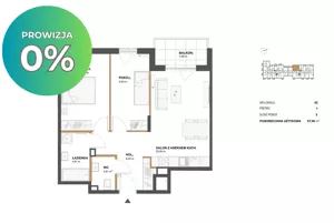 Mieszkanie trzypokojowe 57,96 m², Warszawa, Włochy, Sprzedaż