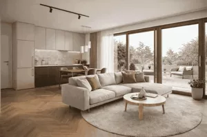 Mieszkanie trzypokojowe 57,39 m², Janczewice, Sprzedaż