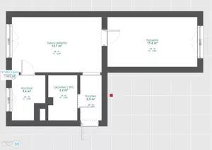 Mieszkanie dwupokojowe 34,38 m², Kielce, Sprzedaż