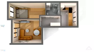 Mieszkanie dwupokojowe 42,30 m², Kielce, Uroczysko, Sprzedaż