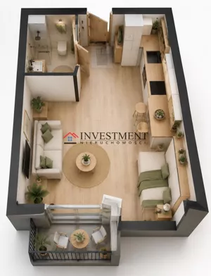 Mieszkanie jednopokojowe 28,00 m², Kędzierzyn-Koźle, Sprzedaż