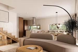 Dwupoziomowe mieszkanie z ogrodem |111m²| 4 sypialnie