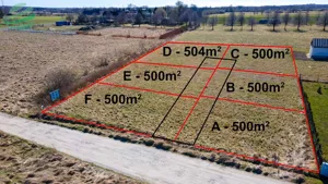 Działka 500,00 m², Gleźnowo, Sprzedaż