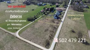 Działka budowlana z widokiem, Zaborze, gm. Morawica
